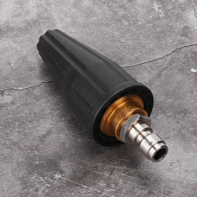 Buse de Pression Rotative, Connecteur Rapide 1/4 Po Buse de Laveuse Durable en Métal ABS Performance Stable pour Réparation