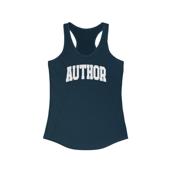 Author Writer Tank Top Gifts Shirt Womens Sleeveless