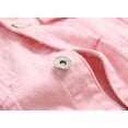 thumbnail image 4 of LZLER Ripped Jean Jacket for Men Pink Fashion Denim Jacket Men, 4 of 6