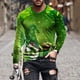 thumbnail image 1 of Blusas y camisas de manga larga y cuello redondo para hombre, estilo casual, cuello redondo, manga corta, jersey con estampado 3D., 1 of 4
