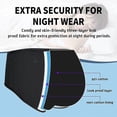 thumbnail image 4 of 3pcs Womens Period Leakproof Pants Menstrual Panties Cotton Menstrual Underwear, 4 of 5