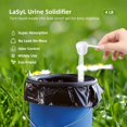 thumbnail image 2 of SHIQI-Super Absorbent Powder - 100 Use, Solidify Body Fluids in 1 Min - Easy to Port Waste Liquid - for Camping Portable Toilet, Bedside Commodes, Pet Toilet etc-2LB, 2 of 4