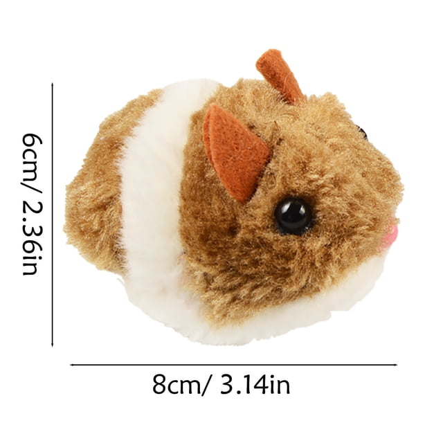 Interactive For Toy Mice Realistic Moving Hamster Cats Play Catch Training Toy For Pet Supplies