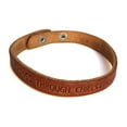 thumbnail image 4 of I Can Do All Things (wellg) Through Christ Who Strengthens Me Philippians 4:13 Large Leather Brown Bracelet, 4 of 5