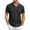 Black, variant on Men's Short Sleeve Shirts Casual Button-Down Shirt with Modern Arrow Print