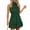 Deep Green, variant on Sherrylily Summer Dress for Women Chiffon Blouses Skirt Spaghetti Sleeveless Tops Halter Ruffle Dresses
