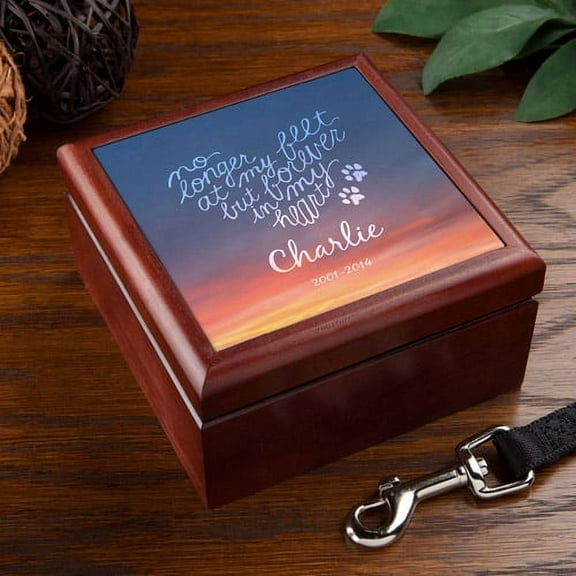 Personalized Forever" My Heart Pet Keepsake Box