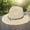 Beige, variant on Summer Holiday Casual Style Sun Hat Panama Style Shade Bowler Hat Hand Fan Sunhat Cowboy Caps Hats for Women Small Head Stray Deal Roll up Hiking Visors for Women Womens Fedora Hat Foldable Floppy Hat