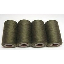 Teamwork OLIVE DRAB #745 SPUN POLYESTER SERGER & QUILTING THREAD 4 TUBES 1000 YDS. EA