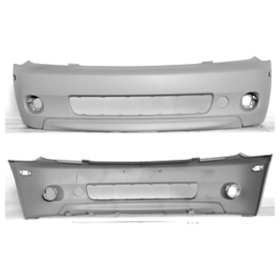 New Aftermarket Unpainted Front Bumper Cover Replaces 5211952917 fits 2004-2005 Scion xA