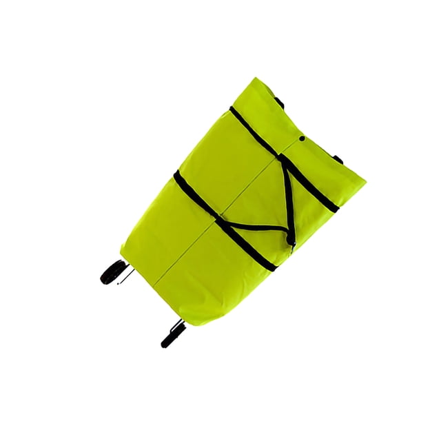 Bearachild Bolsa de carrito de compras plegable portátil con bolsa de asas impermeable de tela Oxford con ruedas Almacenamiento y organización del hogar verde Escribe un Bearachild HA002608-01