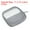 Grey, variant on Uxcell 4.3"x4.3"x0.8" Travel Mesh Toiletry Bag Makeup Cosmetic Bag Zipper Pouch Black 3 Pack