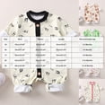 thumbnail image 3 of CAUYDY 3-6M 9-12M 18-24M Boys Sleepers for Newborn Baby Clothes Preemie Long Sleeve Romper Fall Winter Infant Boy Soft Pajamas Toddler Bodysuit Pink for Sizes 6-9 Months, 3 of 4