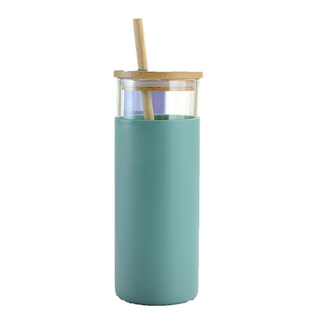 

Kayannuo Deals Silicone Glass Protective Cover Straw Cover Glass Fashion Bamboo Cover Mug Clearance Home Decor
