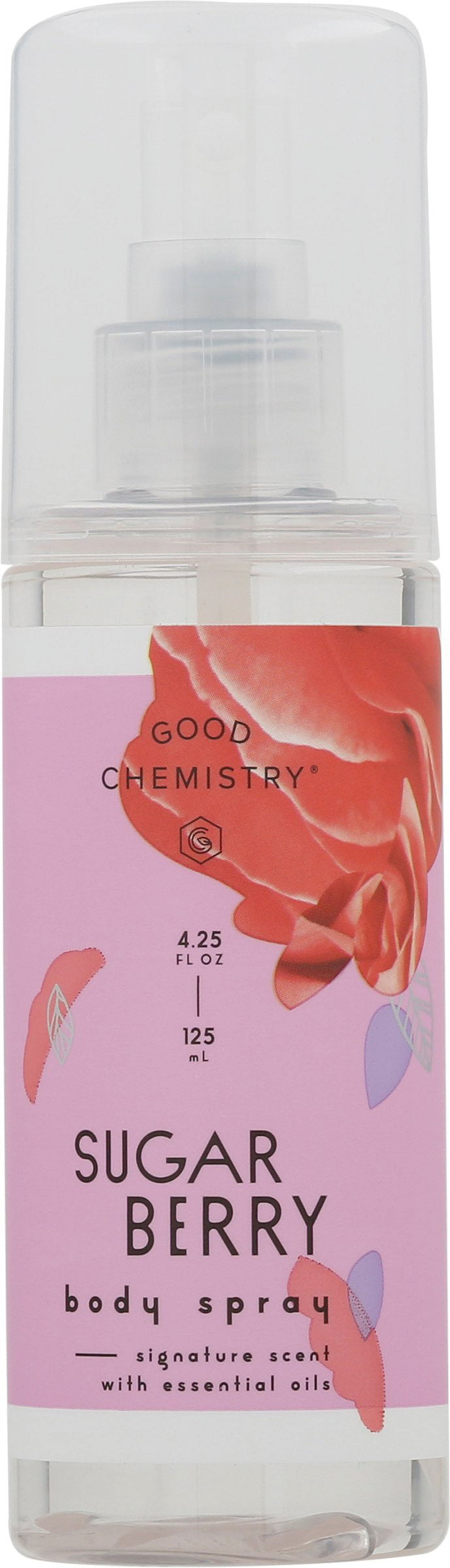 Sugar Berry by Good Chemistry Body Spray Signature Scent Essential 4.25 fl.  oz.