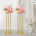 thumbnail image 6 of 6PCS Gold Wedding Flower Stands Anniversary Party Decorative Flower Stand Table Centerpieces Decor, 6 of 19