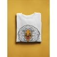 thumbnail image 3 of Angry Eagle Sketch Sweatshirt Men -Image by Shutterstock, Male 5X-Large, 3 of 4
