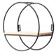 thumbnail image 1 of Estantes flotantes Estantes colgantes montados en la pared para decoración de paredes, almacenamiento | Soporte de metal y estante de pared de madera para sala de estar, dormitorio, baño, cocina, 1 of 5
