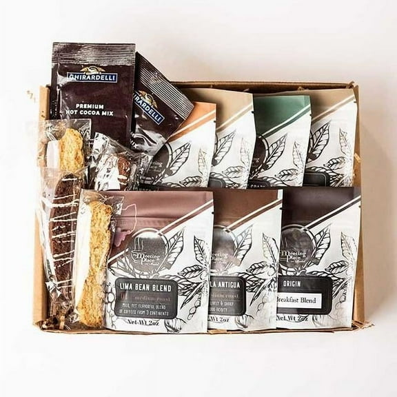 Wedding Basket - Deluxe Coffee Gift Basket