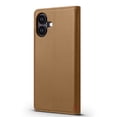 thumbnail image 3 of Allytechgroup Flip Wallet Case for iPhone 16, with Credit Card Slots, Magnetic Clasp, Slim Thin RFID Blocking Premium PU Leather Shockproof Kickstand Cover Case for Women Men, Brown, 3 of 7