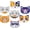 Cat, variant on 8 PCS Flowers Diamond Art Coasters Kits, Diamond Painting Coasters with Holder Set of 8, DIY Drink Coasters Art Crafts Supplies for Adults Cup Mat for Home Decor House Warming Gifts Non-Slip 3.9inch
