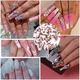 thumbnail image 5 of Arte de uñas de diamante con forma especial plana, colgantes de cuentas de cristales de diamantes de imitación, 5 of 5