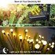thumbnail image 4 of Luces solares para jardín, decoración exterior: 1 paquete de 8 luces LED solares de luciérnaga mejoradas, flexibles, impermeables y oscilantes para caminos de patio., 4 of 5