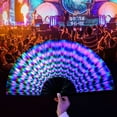thumbnail image 6 of Lilixerw Folding Hand Rave Fan,Popping Fan for Ground Dance,Party,Decoration,Festival,13 inch, 6 of 9