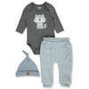Bon Bebe Baby Boys' 3-Piece Layette Set (Newborn)
