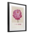 thumbnail image 2 of Stupell Industries Cottage Peony I Am Kind Affirmation Black Framed Print Under Glass, 13 x 16, by Courtney Haley, 2 of 7