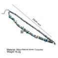 thumbnail image 1 of Summer Fashion Star Shell Pearl Shell Pearl Anklet Handmade Multilayer Anklet Bracelet Beach Foot Jewelry For Women And Girls, 1 of 4