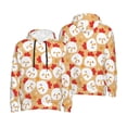 thumbnail image 6 of Bingfone Cartoon Chicken Men's Drawstring Hoodie Long Sleeve Pocket Sweatshirts-4X-Large, 6 of 6