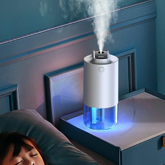 BZPIZ Humidifiers for Home No Filter,top Fill Cool Mist Humidifiers with Essential Oil Diffuser,USB Personal Desktop Humidifier for Baby Bedroom Travel Office Home