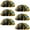 Multicolored 3, variant on PhooArto 6 Pcs Cup Drawer Pulls, Sunflower Field Donkey Wreath Shell Shape Handles Cabinet Knobs for Dresser Cupboard Closet Wardrobe with Screws