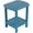 Navy Blue, variant on Adirondack Side Table 16.5" Outdoor Side Table HDPE Plastic Double Adirondack End Table Small Table for Patio (Black)