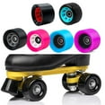 thumbnail image 4 of Mosiee 8 Pcs Roues de Patin à Roulettes 58X34Mm pour Patins à Roulettes à Double Rangée Quad Plusieurs Couleurs Disponibles Éclairage Led Pièces de Roues de Patinage, 4 of 7