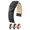 Black Band / Silver Buckle, variant on Hirsch Ranger Artisan Leather Watch Strap - Golden Brown - L - 22mm - Silver Buckle
