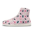 thumbnail image 6 of Psesaysky Lace-up Barefoot Shoes with Cats Flowers Minimalist Zero Drop Sneakers for Women Girls Size 6-13.5, 6 of 7