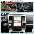thumbnail image 3 of ZWNAV 10.5 inch Android 11 Car Radio for 2013-2018 Dodge Ram IPS Touch Screen Android Auto GPS Navigation Multimedia Player with Bluetooth, Wireless Connection and More（8+128GB）, 3 of 11
