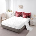 thumbnail image 3 of YST Red Marbling Comforter Set, 7-Piece, Twin, 3 of 4