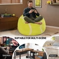 thumbnail image 6 of XIECUVA Bean Bag Chair for Adults, High-Rebound Memory Foam Beanbag Chairs with Removable Cover for Living Room Bedroom, 32 Inches, 6 of 8