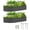 Gray, variant on Demi Bonn 2-Piece Raised Garden Beds, Outdoor Metal Stakes, Large 7'x3' Garden Boxes for Vegetable Planting, Gray