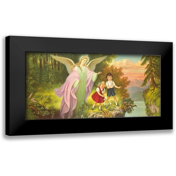 Marsani 14x9 Black Modern Framed Museum Art Print Titled - HL. SCHUTZENGEL