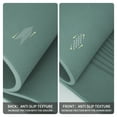 thumbnail image 5 of 4W Wide Yoga Mats, Extra Large 35" x 72" Pilates Matt, 10mm Thick Non Slip, TPE Tear-Resistant Exercise Mats for Home Workouts (Green), 5 of 8