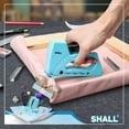 thumbnail image 6 of SHALL Upholstery Staple Gun for Wood, Light-Duty Staple Gun with 1600pcs JT21 Staples 1/4, 5/16, 3/8 inch and Staple Remover - Blue Fabric Stapler Gun for Crafts, DIY, Decoration, 6 of 7