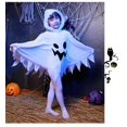 thumbnail image 2 of Disfraces de Navidad para niños, ropa de niña fantasma, accesorios de actuación, disfraces de fantasmas blancos para niñas, disfraces de actuación, 2 of 4