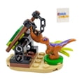 thumbnail image 2 of Trampa para dinosaurios LEGO Jurassic World de juguete con bebé raptor y cebo, 2 of 5