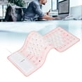thumbnail image 4 of Silicone Keyboard, Fully Sealed Design, Lightweight Portable, Various Colors, Mute Button, Soft Comfortable, Waterproof Dustproof Silent, 85 Keys, USB for PC, 4 of 7