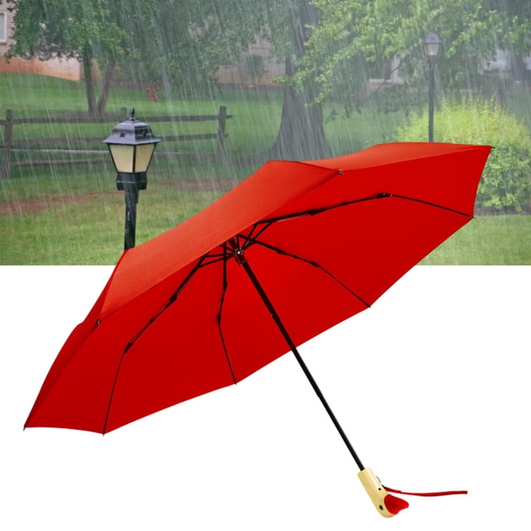 Parapluie Compact étanche Rain Shield – Rouge – Modèle G-21 – Neuf (boîte Ouverte)