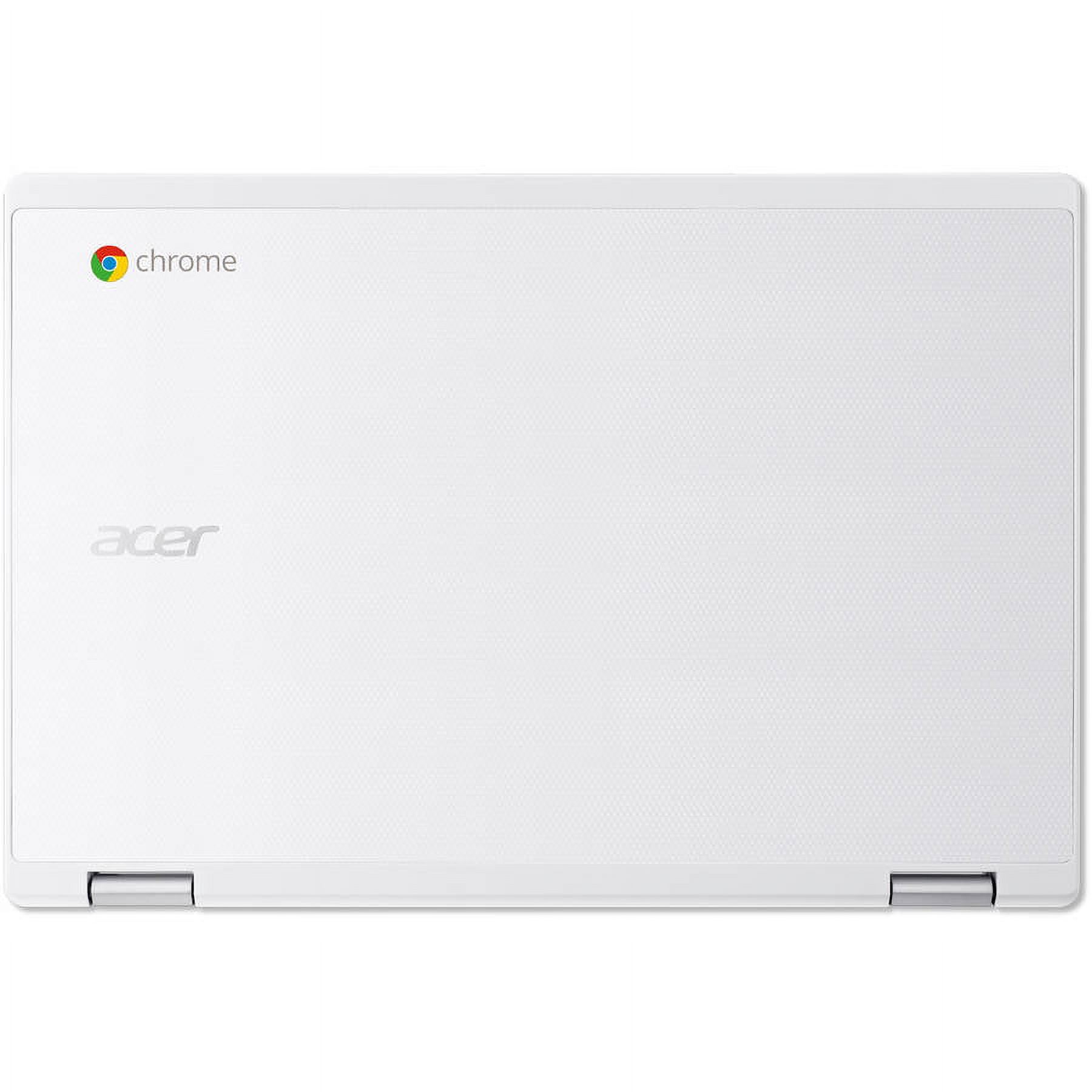 Acer Denim White 11.6" CB3-131-C3SZ Chromebook 11 PC with Intel Celeron N2840 Dual-Core Processor, 2GB Memory, 16GB Flash Storage and Google Chrome - image 4 of 8